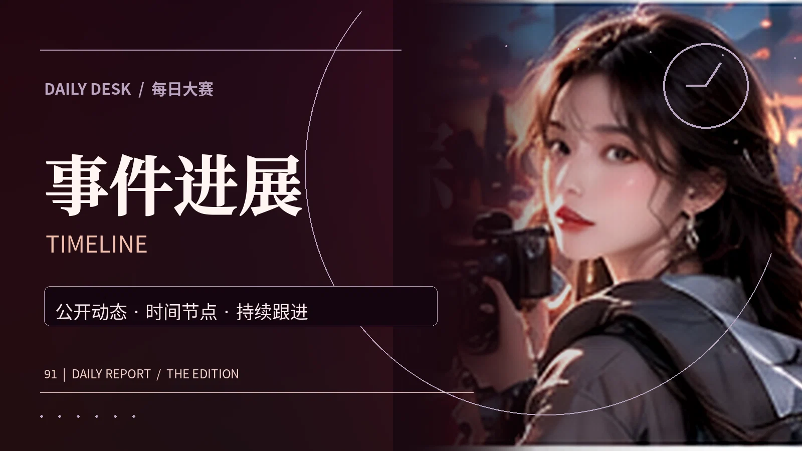 线索档案主题视觉